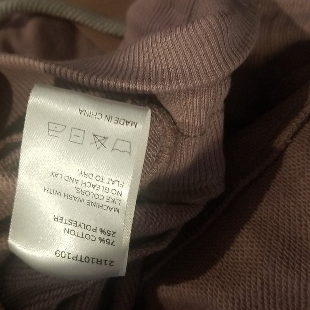 NWT Drawstring Hem Sweatshirt & Balloon Sweatpants Set (Dove Purple) -NAP - Picture 12 of 13